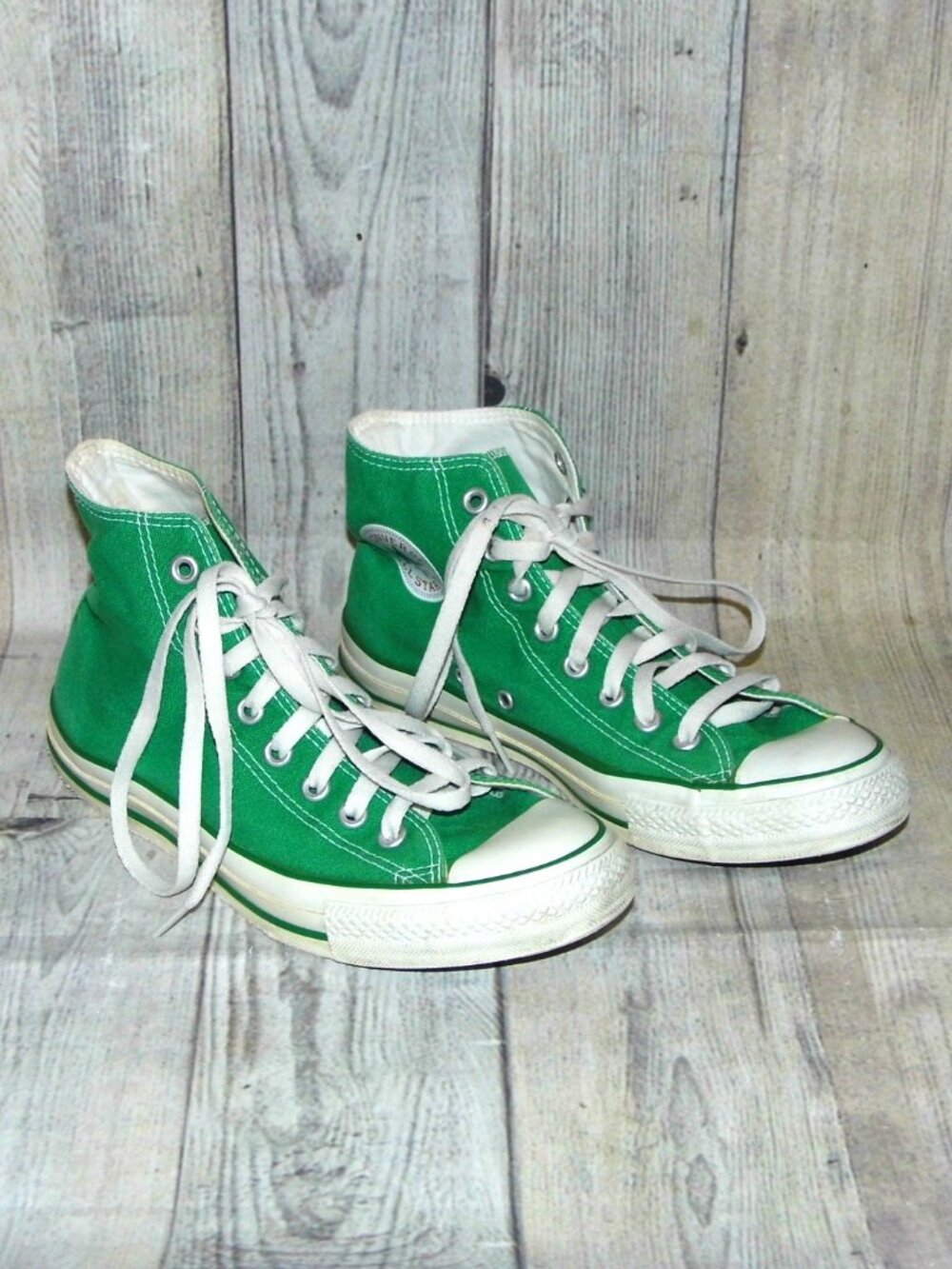 CONVERSE Chuck Taylor All Star High Green Sneakers Womens Size 10